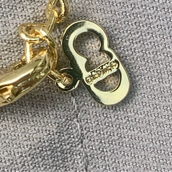 Dior Vintage Lock Bracelet with Dior Emblem on Lock - Picture 4 of 4